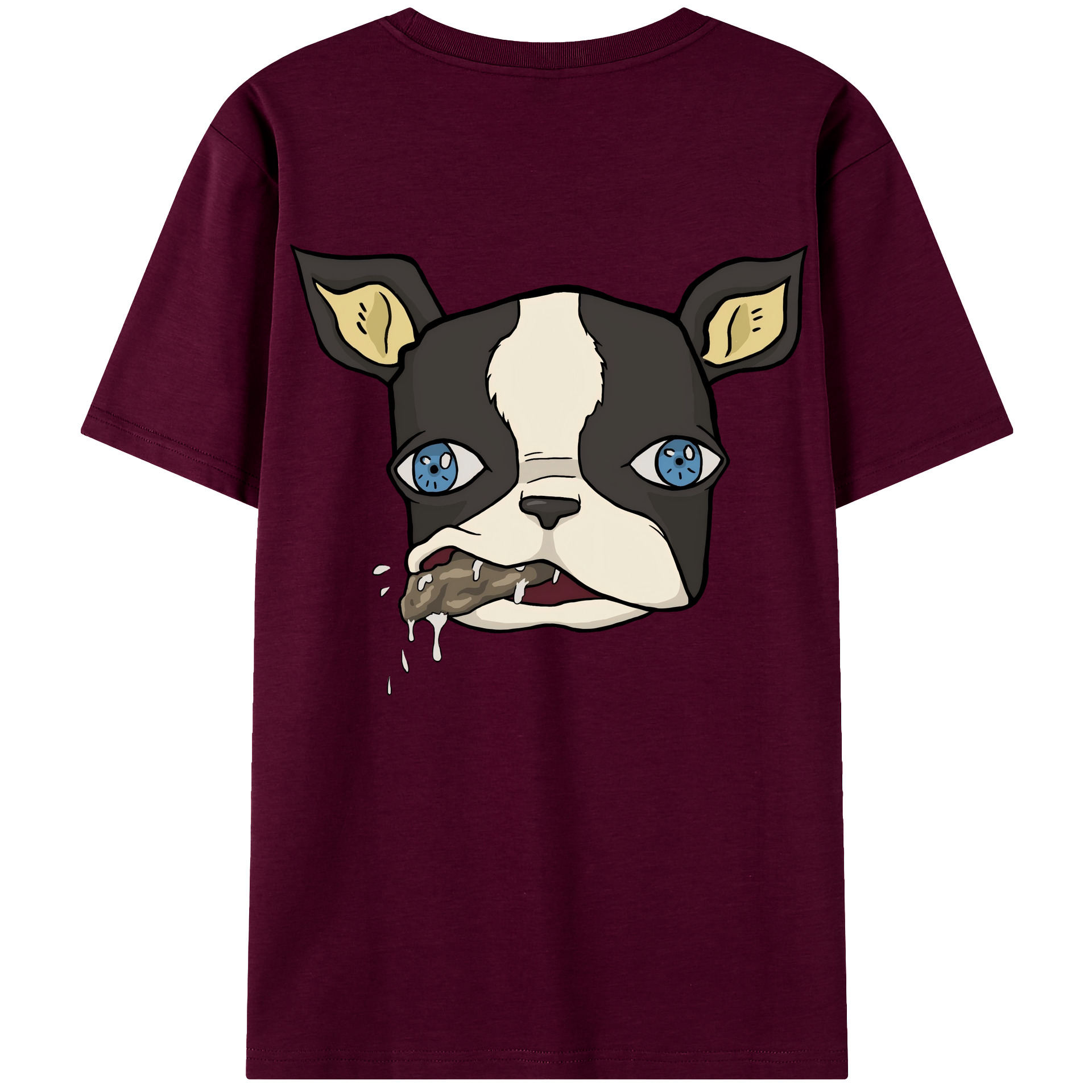 （画像用） ジョジョの奇妙な冒険 イギー JoJo's Bizarre Adventure Iggy レディース半袖Tシャツ(バックプリント)